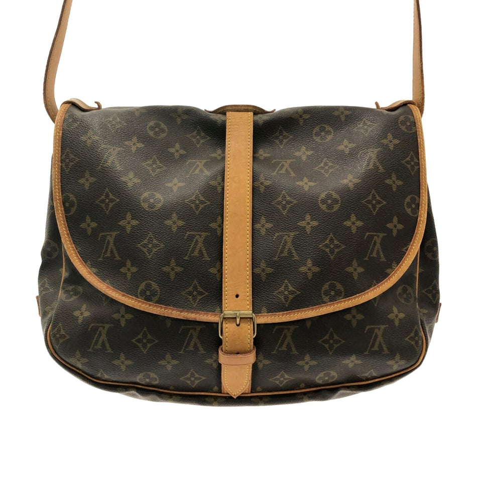 Louis Vuitton Monogram Saumur 35 (SHG-gu64rO)