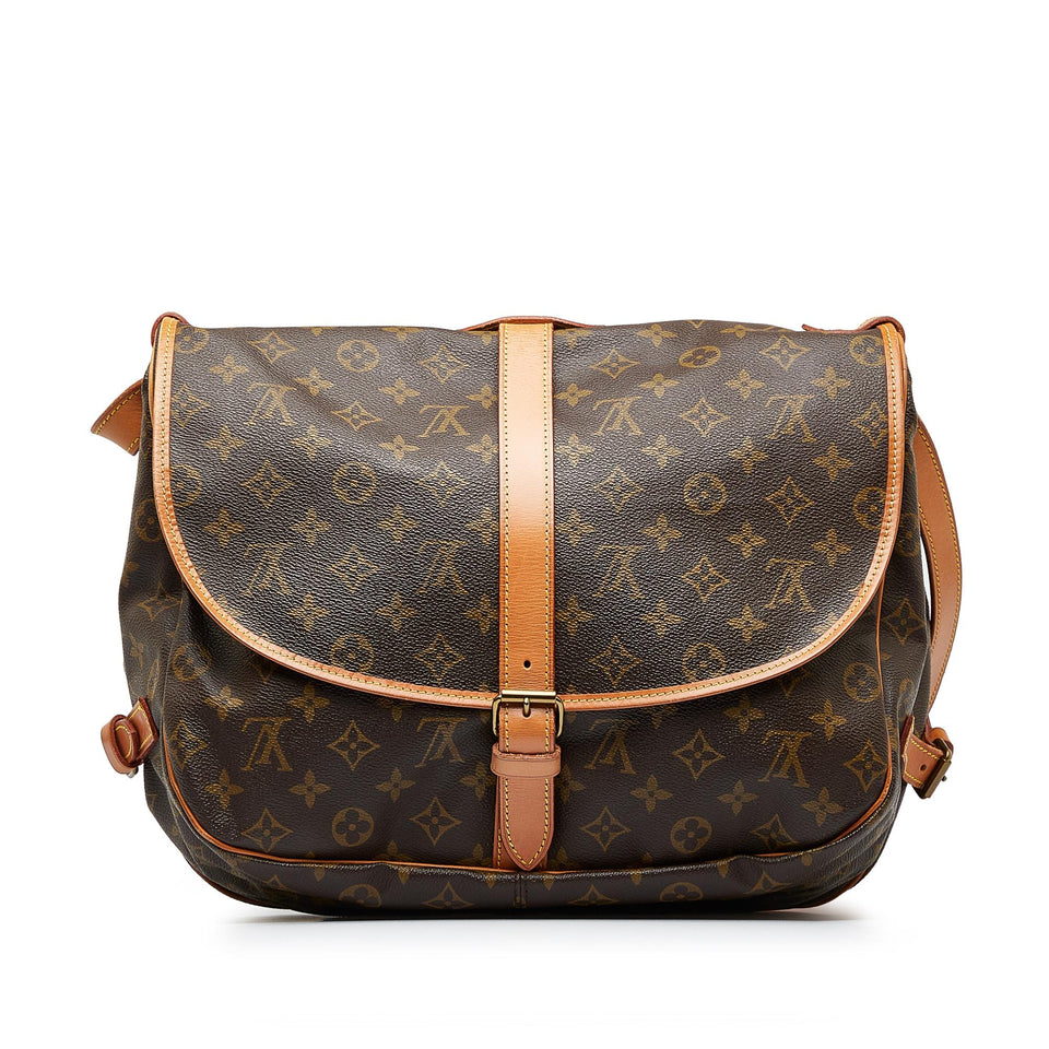 Louis Vuitton Monogram Saumur 35 (SHG-0UqiAX)