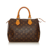 Louis Vuitton Monogram Speedy 25 (SHG-35136)