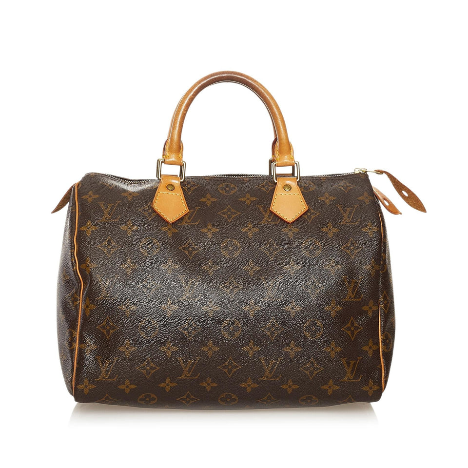 Louis Vuitton Monogram Speedy 30 (SHG-35036)