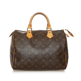 Louis Vuitton Monogram Speedy 30 (SHG-35036)
