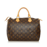 Louis Vuitton Monogram Speedy 30 (SHG-35181)