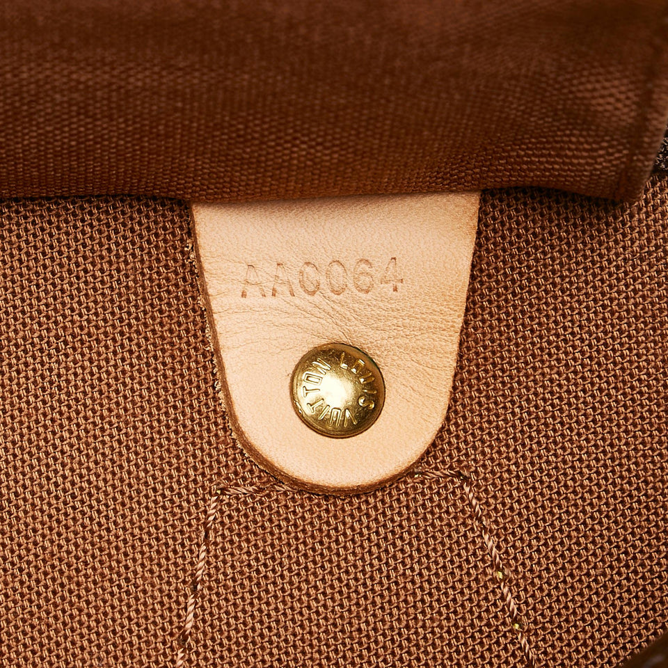 Louis Vuitton Monogram Speedy 30 (SHG-35181)