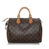 Louis Vuitton Monogram Speedy 30 (SHG-36278)