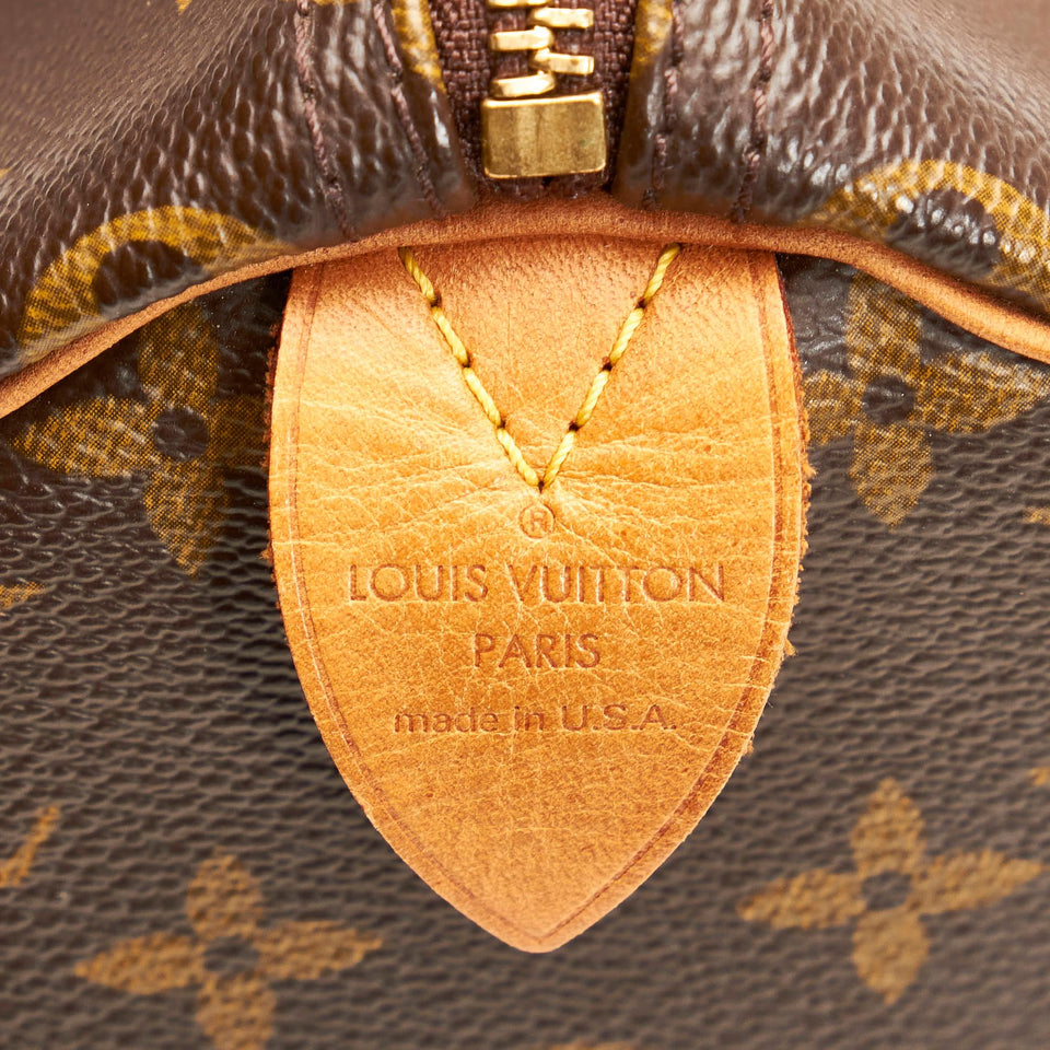 Louis Vuitton Monogram Speedy 30 (SHG-36278)