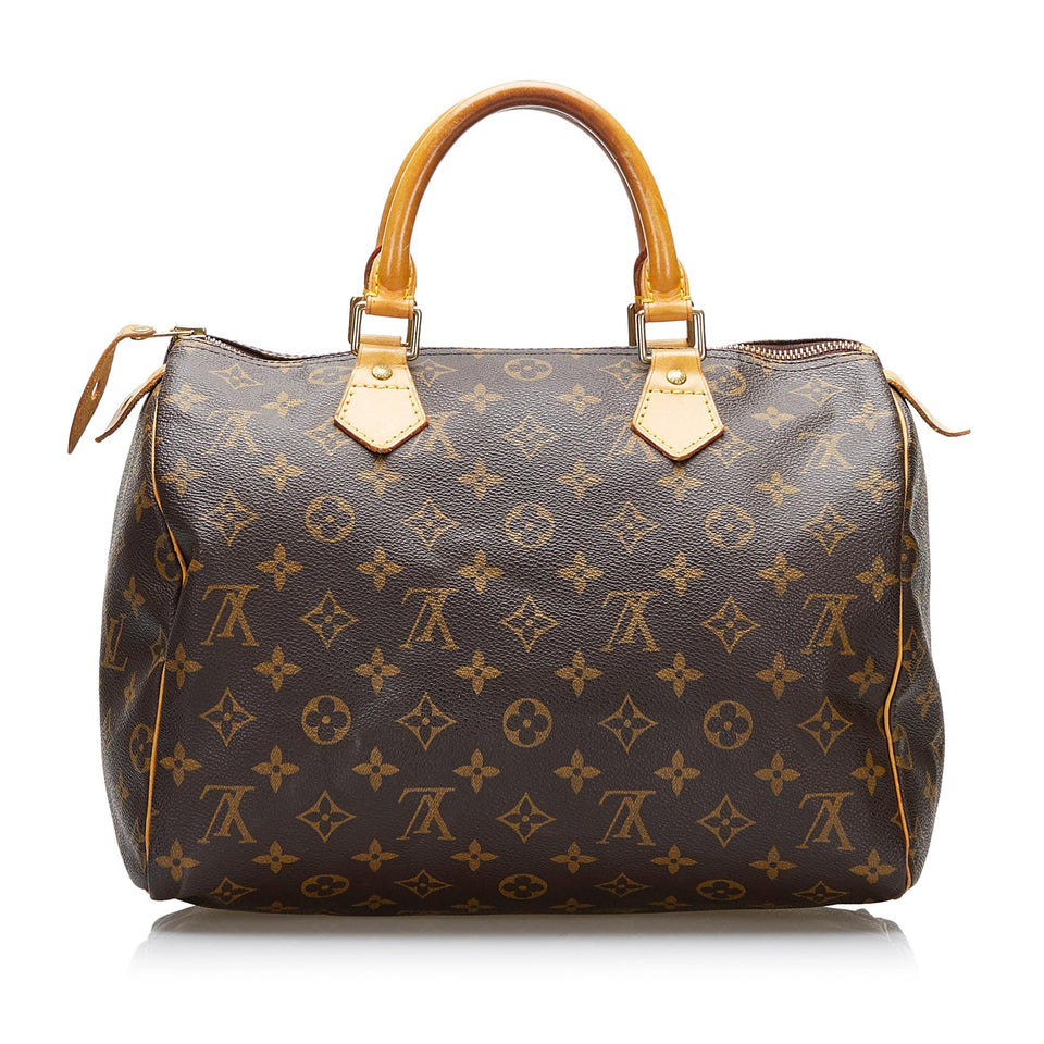 Louis Vuitton Monogram Speedy 30 (SHG-37146)