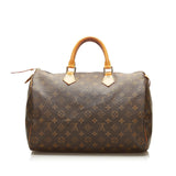 Louis Vuitton Monogram Speedy 35 (SHG-35143)