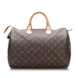 Louis Vuitton Monogram Speedy 35 (SHG-36881)