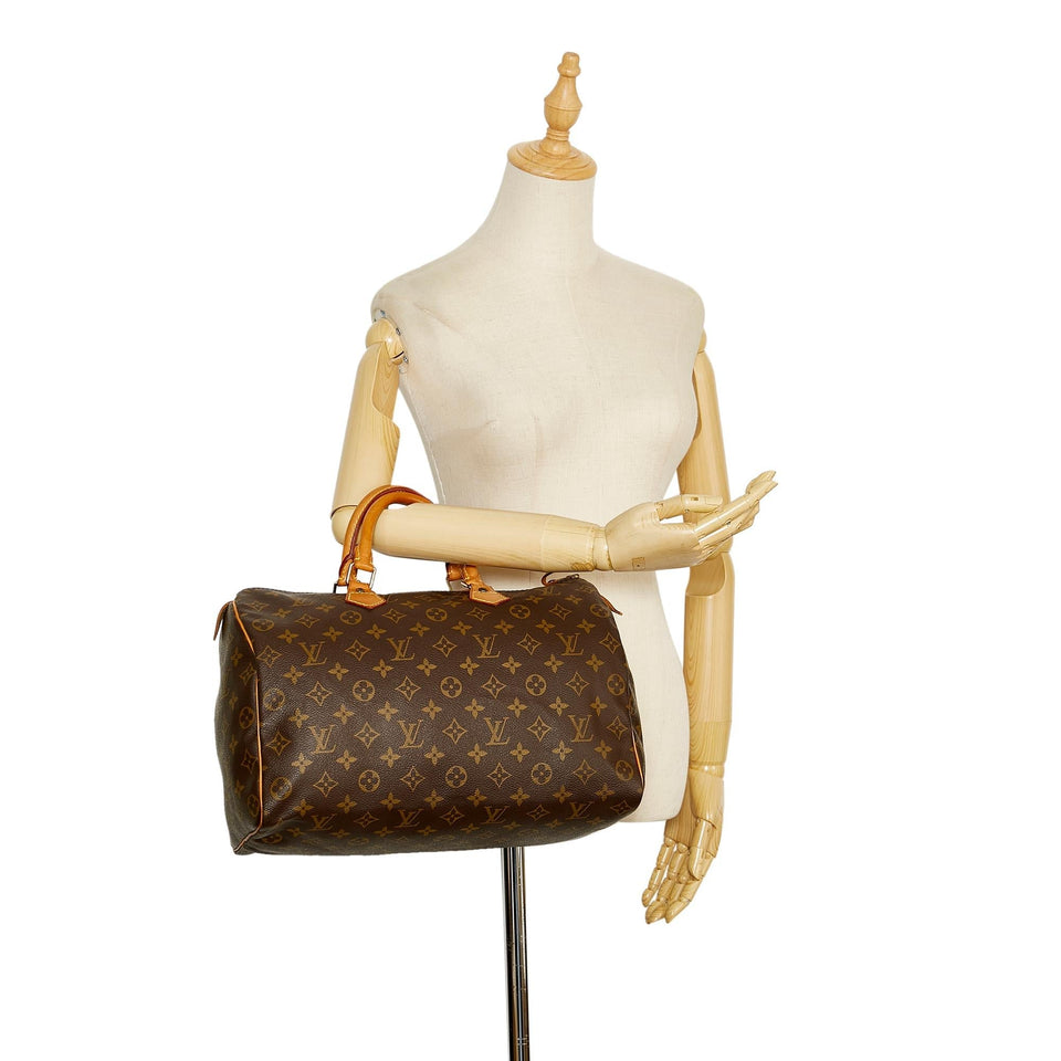 Louis Vuitton Monogram Speedy 35 (SHG-X7ICoy)