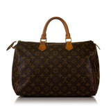 Louis Vuitton Monogram Speedy 35 (SHG-dg3AK8)