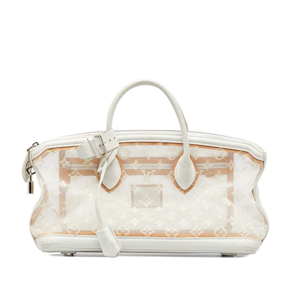 Louis Vuitton Monogram Transparence Lockit East-West (SHG-Y4xy07)