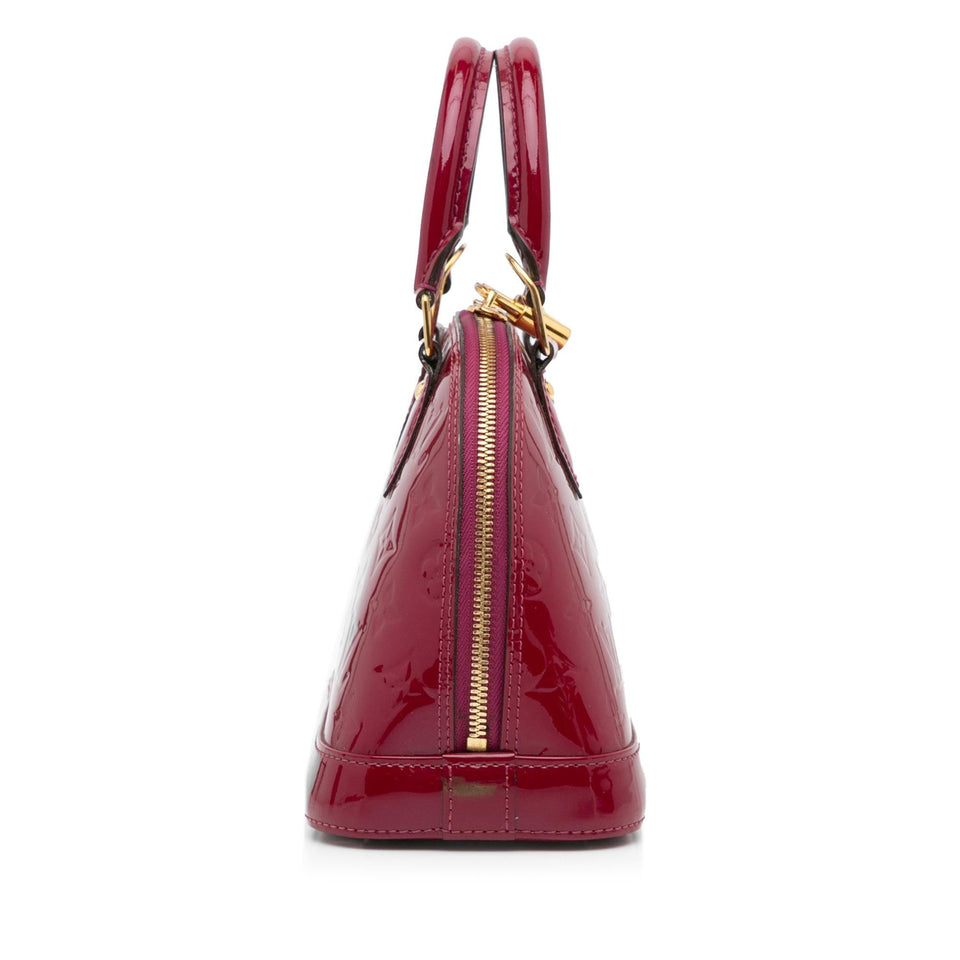 Louis Vuitton Monogram Vernis Alma BB (SHG-Mystay)