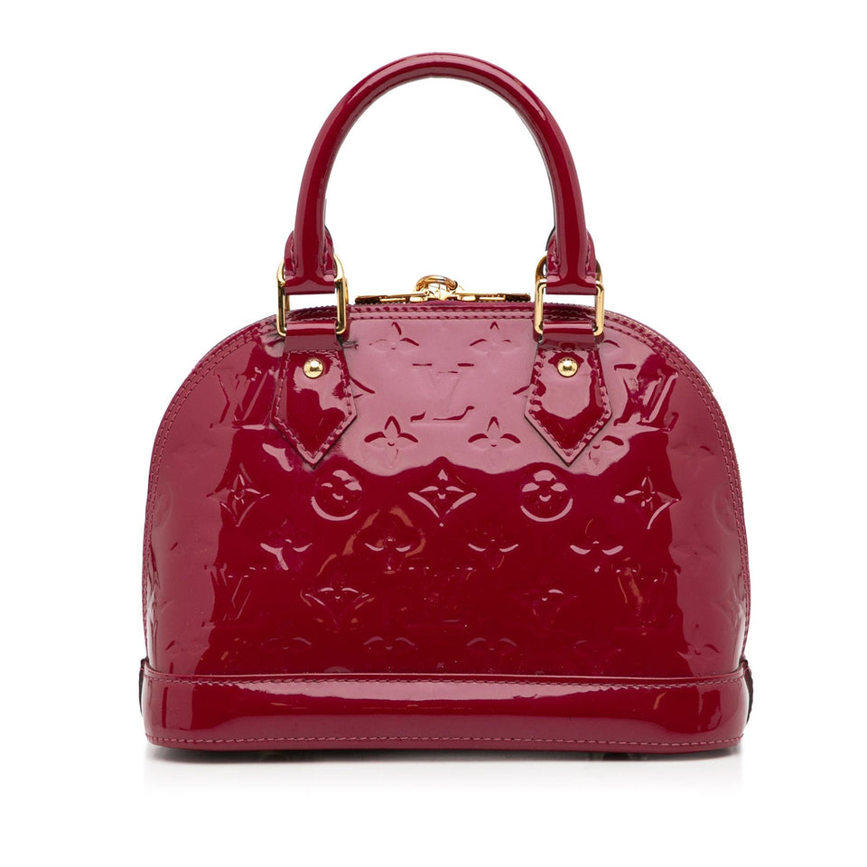 Louis Vuitton Monogram Vernis Alma BB (SHG-Mystay)
