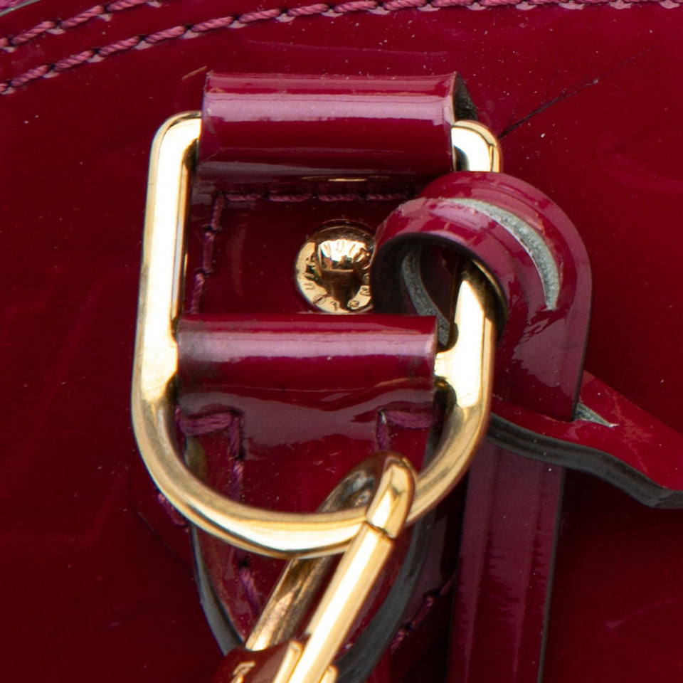 Louis Vuitton Monogram Vernis Alma BB (SHG-Mystay)