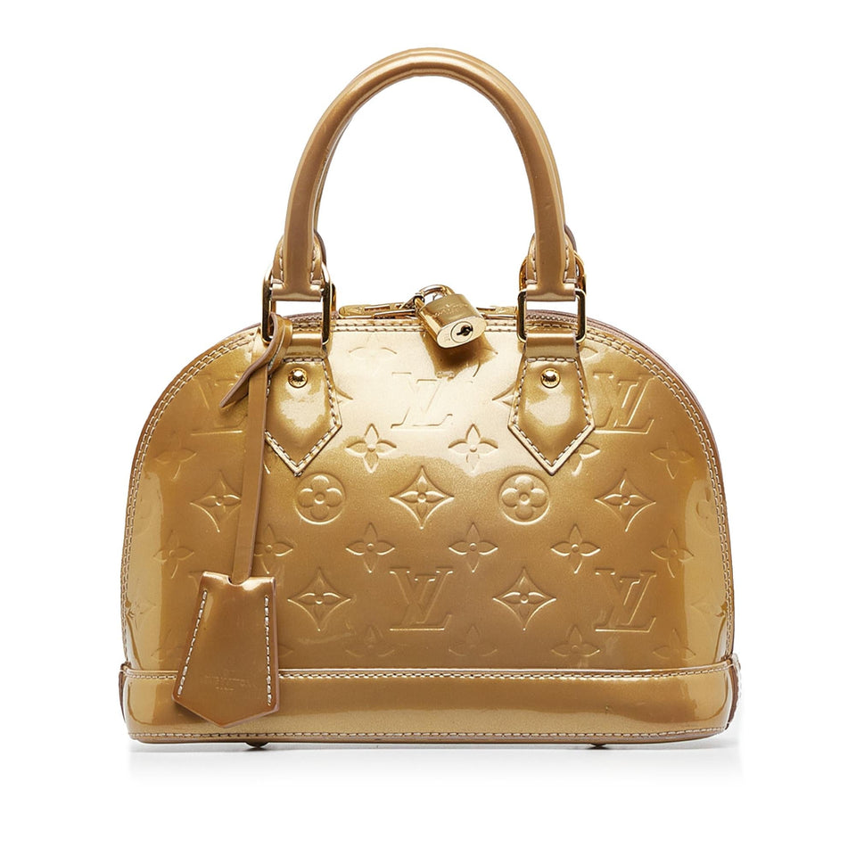 Louis Vuitton Monogram Vernis Alma BB (SHG-8kh7FP)