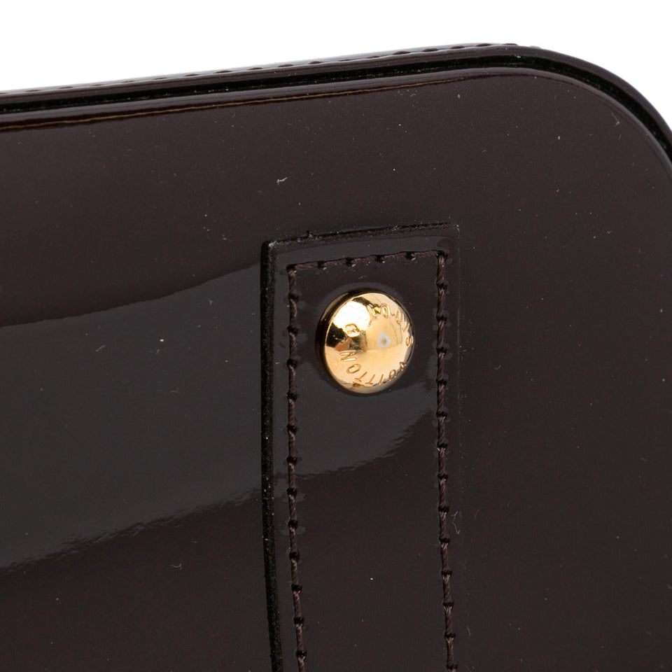 Louis Vuitton Monogram Vernis Alma BB (SHG-PvmuQo)
