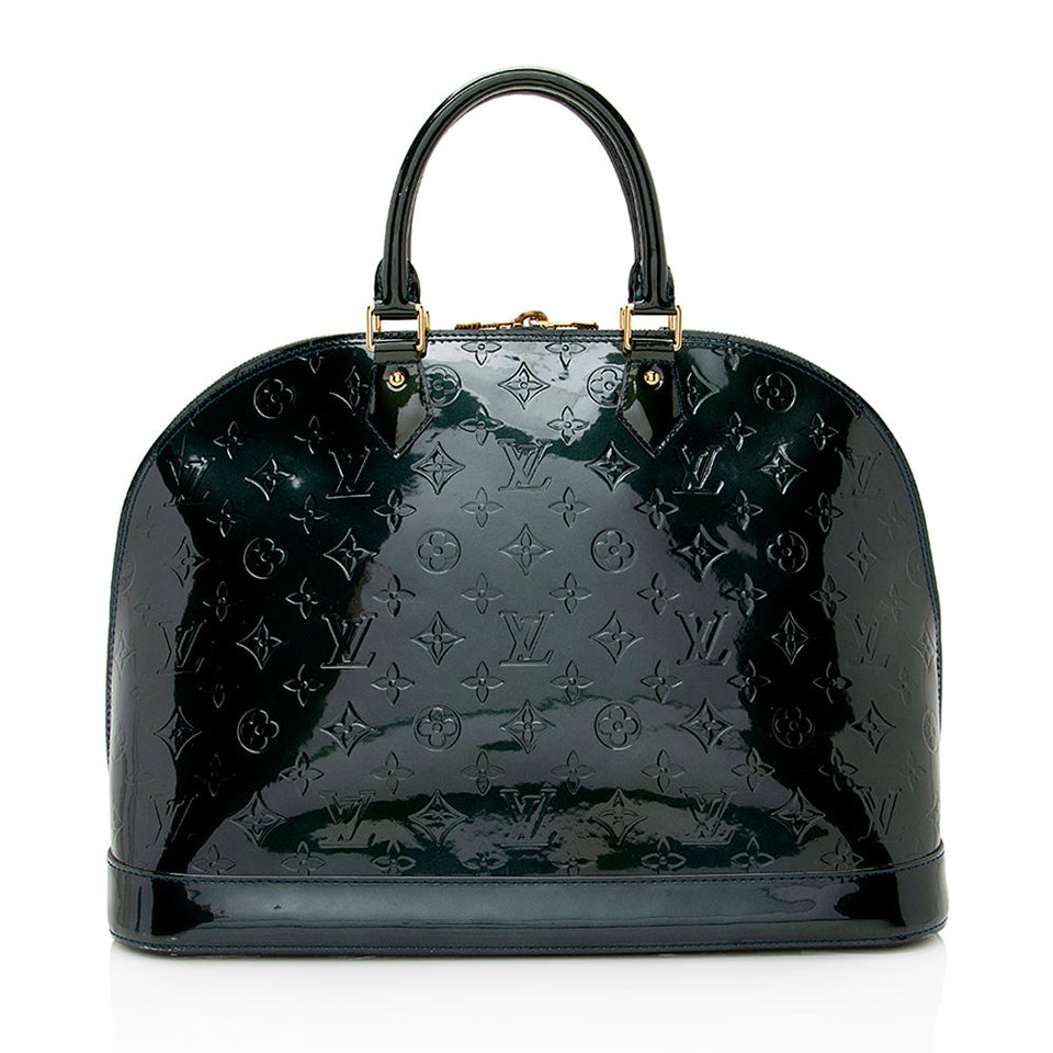 Louis Vuitton Monogram Vernis Alma GM Satchel (SHF-20432)