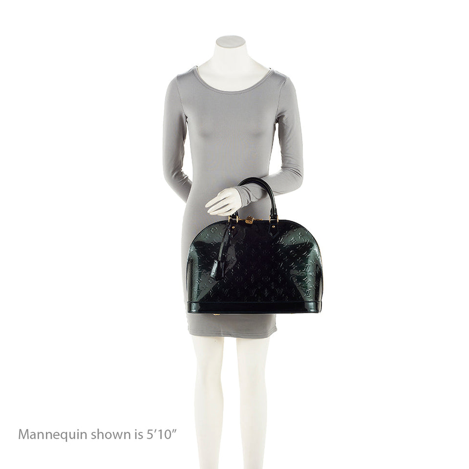 Louis Vuitton Monogram Vernis Alma GM Satchel (SHF-20432)