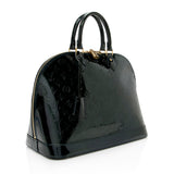 Louis Vuitton Monogram Vernis Alma GM Satchel (SHF-20432)