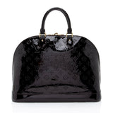 Louis Vuitton Monogram Vernis Alma GM Satchel (SHF-NbLRlp)