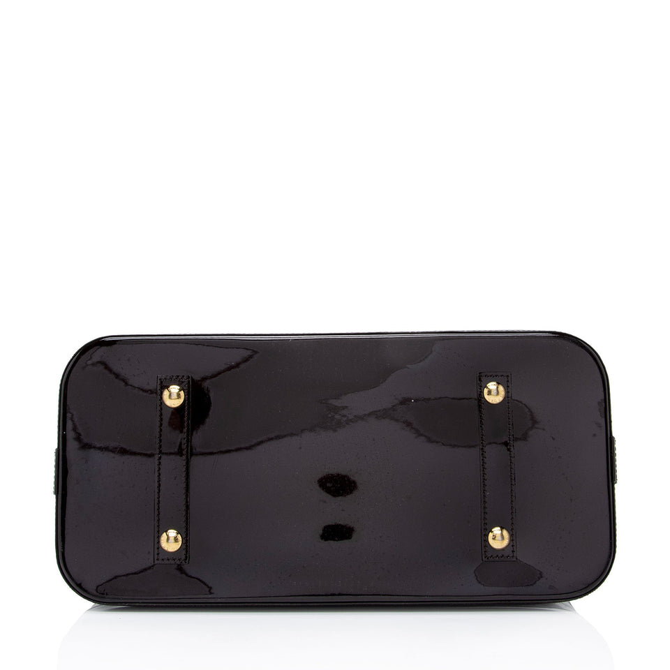 Louis Vuitton Monogram Vernis Alma GM Satchel (SHF-NbLRlp)