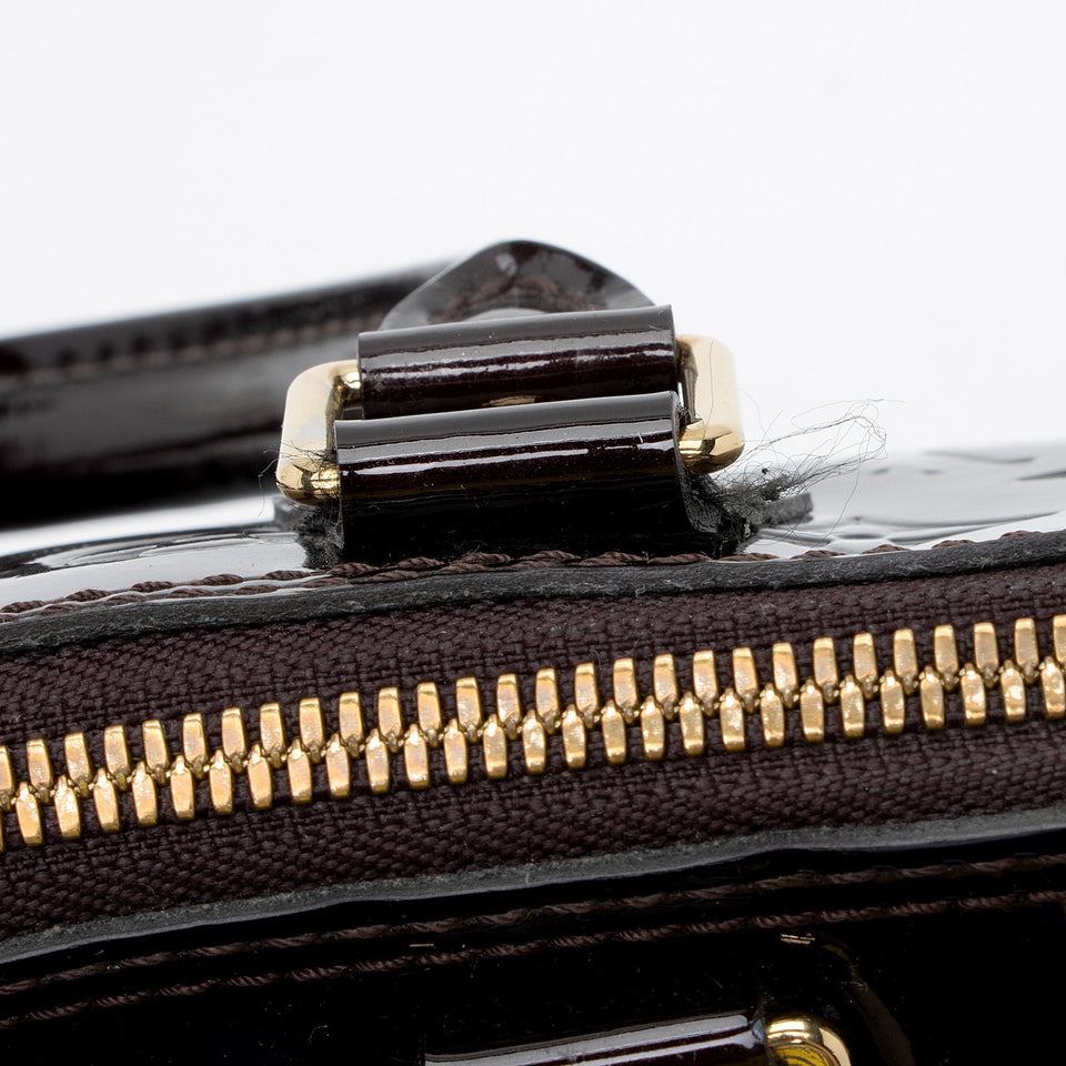Louis Vuitton Monogram Vernis Alma GM Satchel (SHF-NbLRlp)