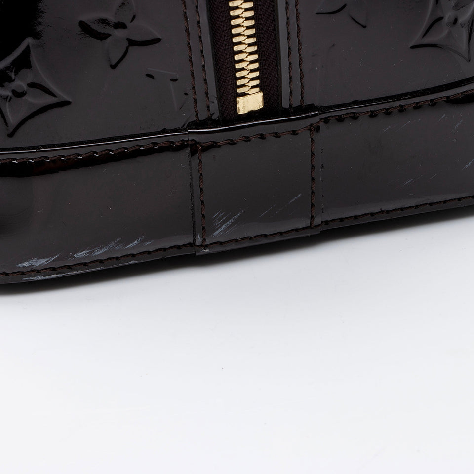 Louis Vuitton Monogram Vernis Alma GM Satchel (SHF-NbLRlp)