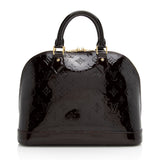 Louis Vuitton Monogram Vernis Alma PM Satchel (SHF-22167)
