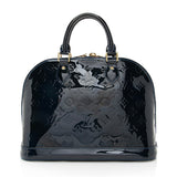 Louis Vuitton Monogram Vernis Alma PM Satchel (SHF-22635)