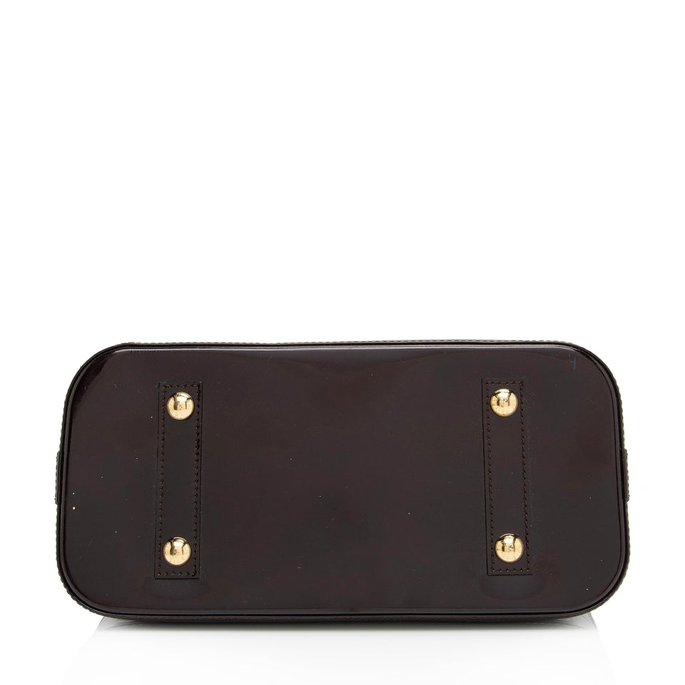 Louis Vuitton Monogram Vernis Alma PM Satchel (SHF-fmHWuP)