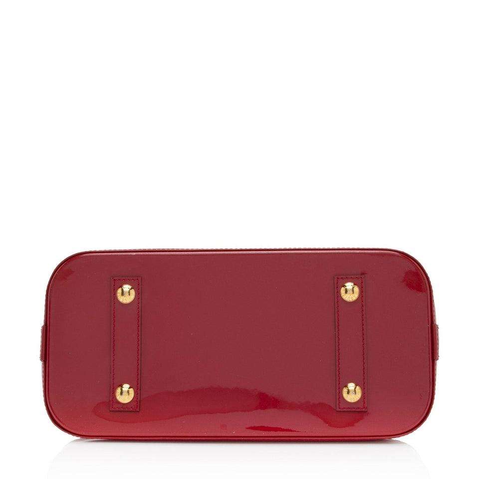 Louis Vuitton Monogram Vernis Alma PM Satchel (SHF-yz8PNO)