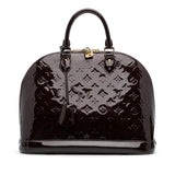 Louis Vuitton Monogram Vernis Alma PM (SHG-1McnUp)