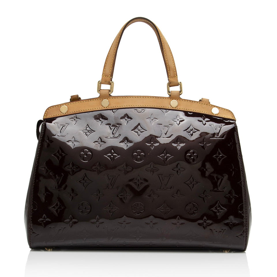 Louis Vuitton Monogram Vernis Brea MM Satchel (SHF-APAQxH)