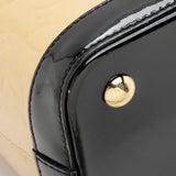 Louis Vuitton Monogram Vernis Lockit PM Satchel (SHF-21754)