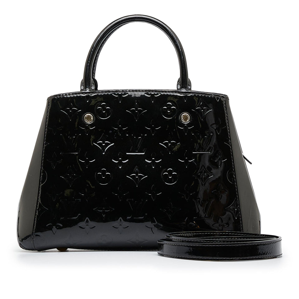 Louis Vuitton Monogram Vernis Montaigne BB (SHG-UBbqew)