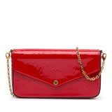 Louis Vuitton Monogram Vernis Pochette Felicie (SHG-YbsGA2)