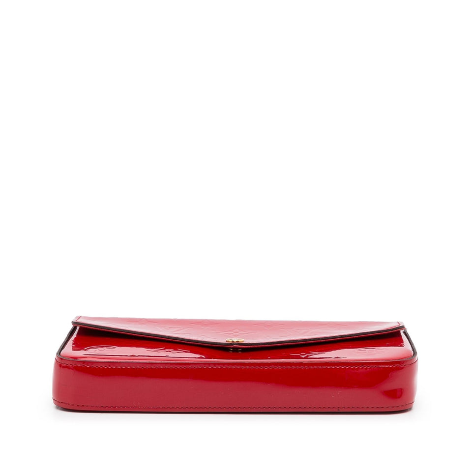 Louis Vuitton Monogram Vernis Pochette Felicie (SHG-YbsGA2)