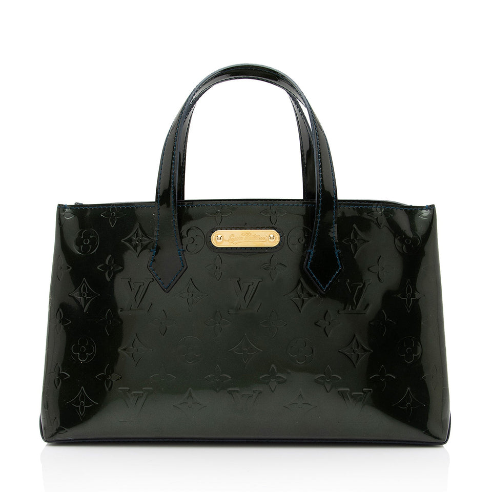 Louis Vuitton Monogram Vernis Wilshire PM Tote (SHF-ZcOAu3)