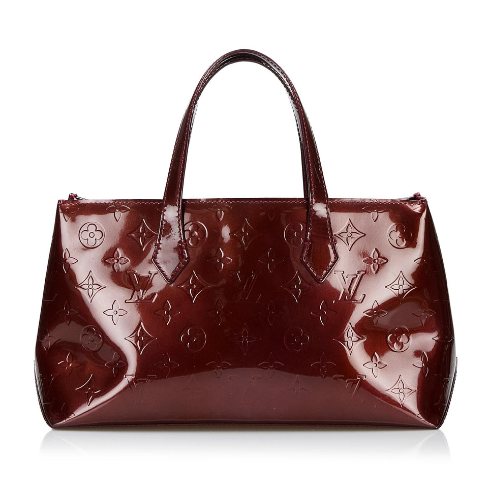 Louis Vuitton Monogram Vernis Wilshire PM (SHG-3zphEv)
