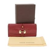 Louis Vuitton Pebbled Leather Strap Buckle Long Continental Wallet LV-W0930P-0414