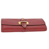 Louis Vuitton Pebbled Leather Strap Buckle Long Continental Wallet LV-W0930P-0414
