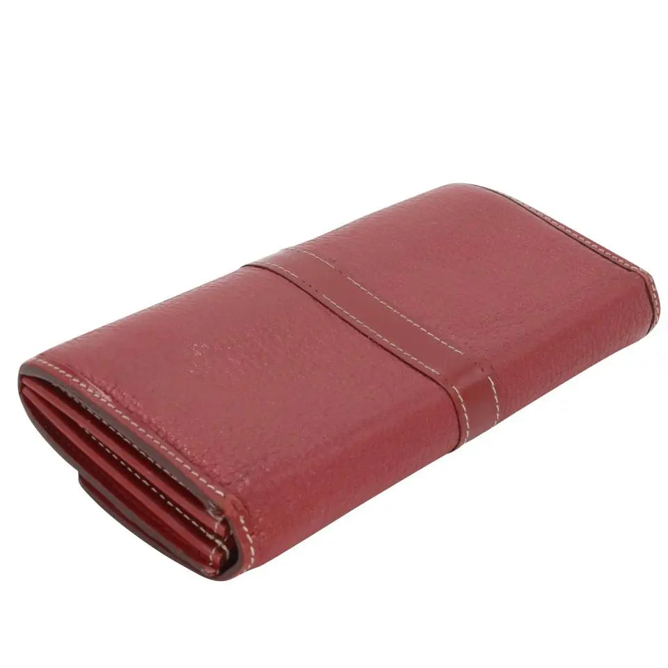 Louis Vuitton Pebbled Leather Strap Buckle Long Continental Wallet LV-W0930P-0414