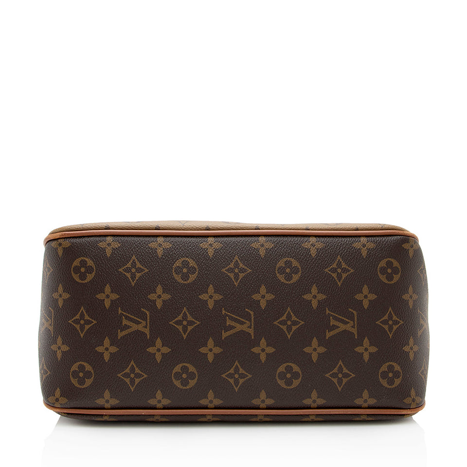 Louis Vuitton Reverse Monogram Dauphine MM Hobo (SHF-21159)