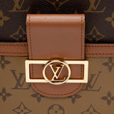 Louis Vuitton Reverse Monogram Dauphine MM Hobo (SHF-21159)