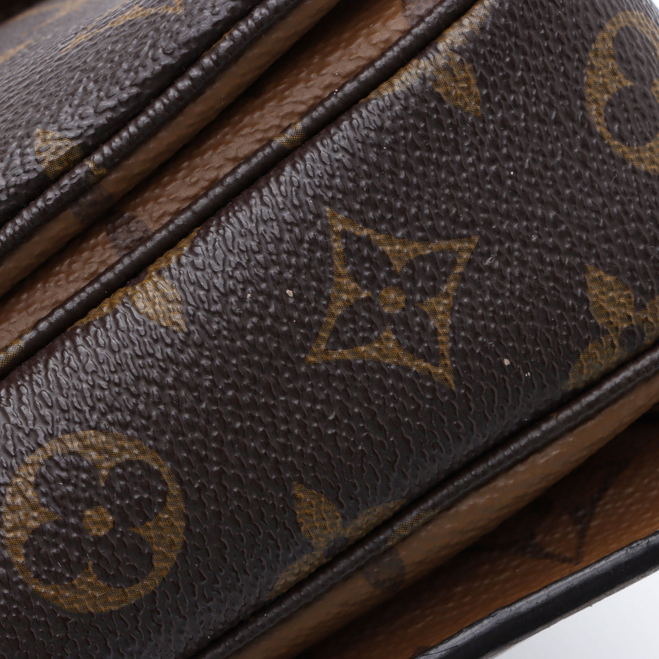Louis Vuitton Reverse Monogram Pochette Metis Shoulder Bag (SHF-HDehHC)
