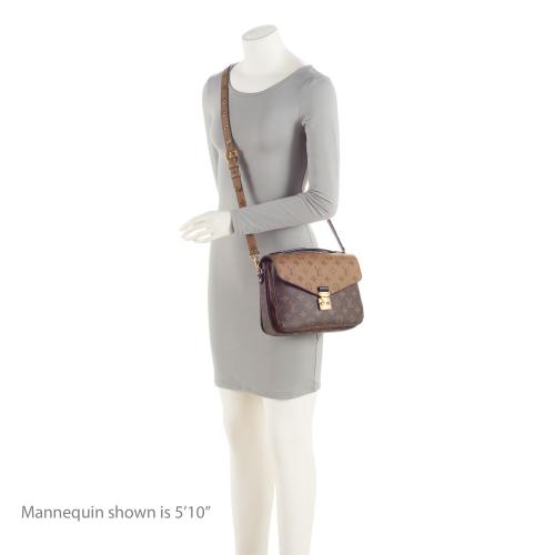Louis Vuitton Reverse Monogram Pochette Metis Shoulder Bag (SHF-HDehHC)