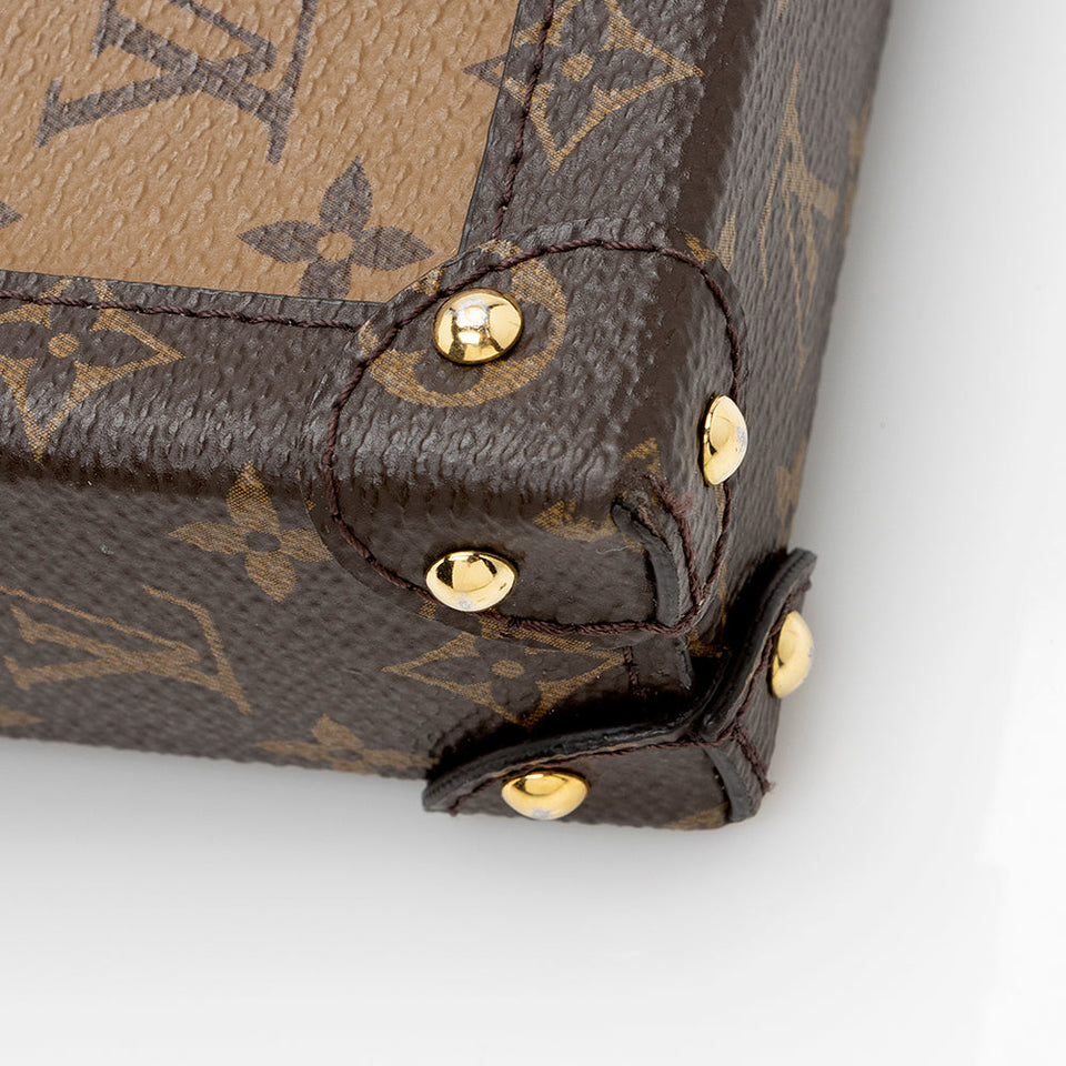 Louis Vuitton Reverse Monogram Pochette Trunk Vertical Shoulder Bag (SHF-21883)