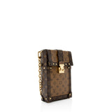 Louis Vuitton Reverse Monogram Pochette Trunk Vertical Shoulder Bag (SHF-21883)