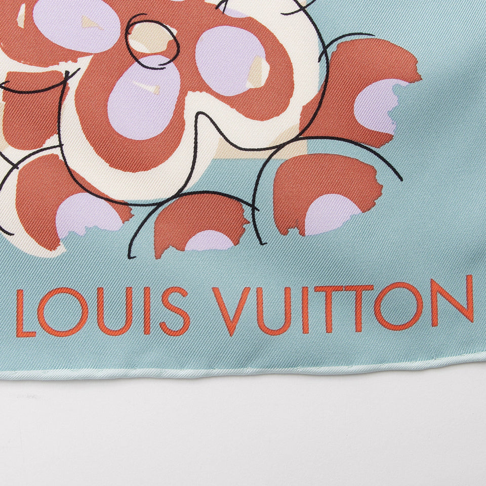 Louis Vuitton Silk Jungle 16 90cm Scarf (SHF-NgFTzo)