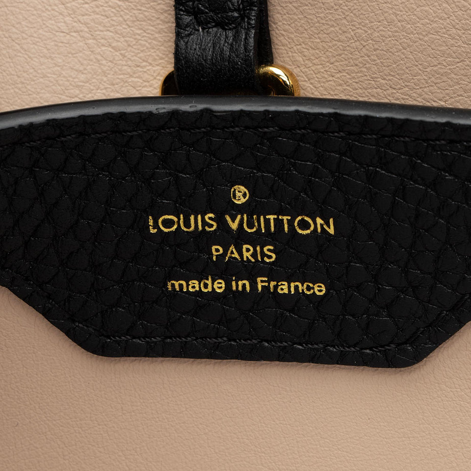 Louis Vuitton Taurillon Leather Sweet Brogues Capucines PM Bag (SHF-muGn5Y)